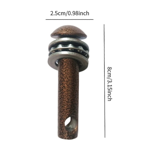 Hengekøye Pin Plugg Tilbehør Hengekøye Toppbolt for Hengekøye Hengende Kurvstol Hvit Coffee 8cmx2.5cm