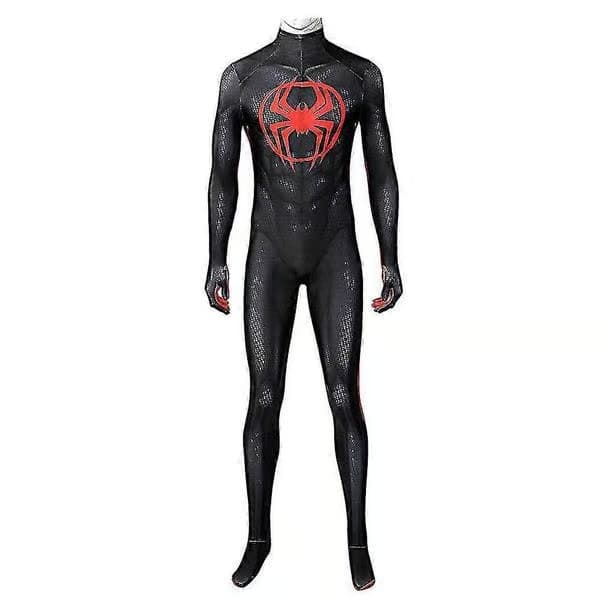 Spiderman Miles Morales Jumpsuit Kostym Cosplay Kostym Bildfärg 170