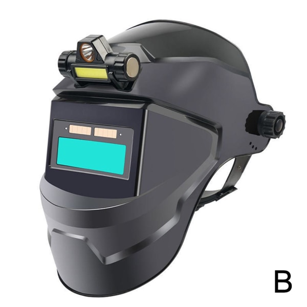 Automatisk mörkare svetshjälm huvudmonterad svetsmask säker strålkastare en Headlight One