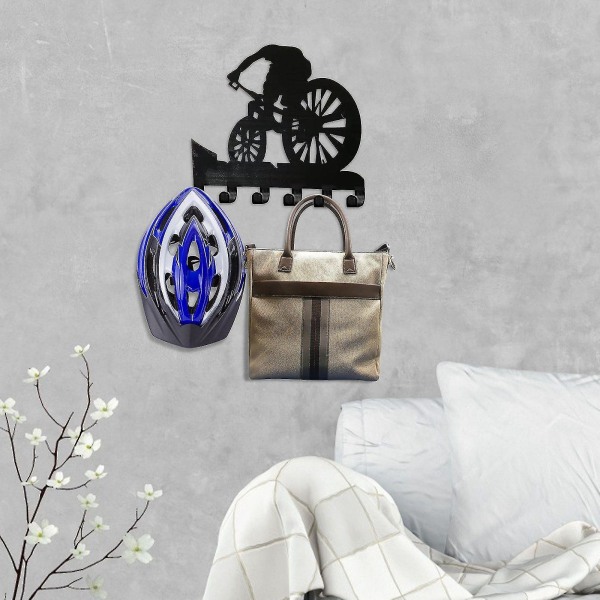 Maastopyörän vaihdeteline metalliseinäkoriste Maastopyöräilyseinätaide Polkupyörän taide Siluetti seinätikku