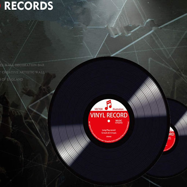 Vinylplade Design Rund Gulvmåtte 60/80 / 100cm Stue Soveværelse Køkken Gulvtæppe