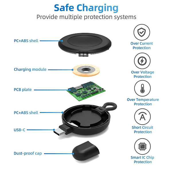 Älykellon langaton latausvaihtomagneettinen älykellolaturi Älykellolisävarusteet Wa:lle