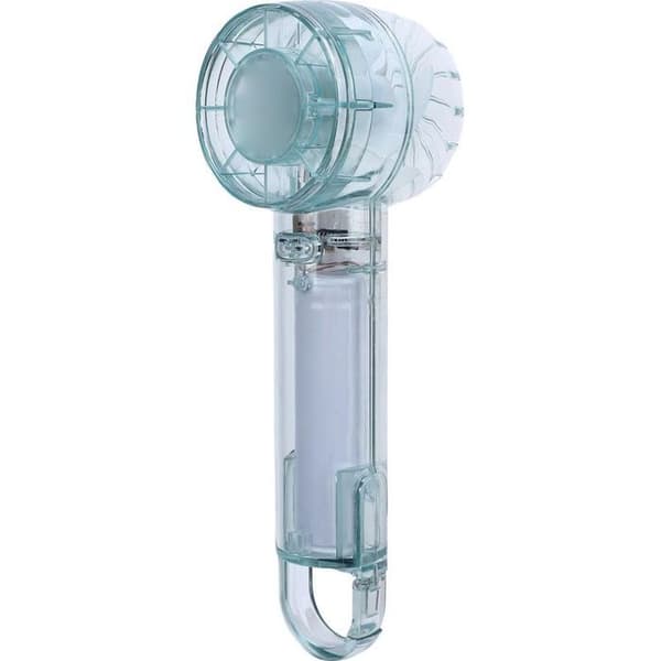 Werwing halvlederblæser – AquaForge gennemsigtig mini USB turboventilator til ophæng (grøn)
