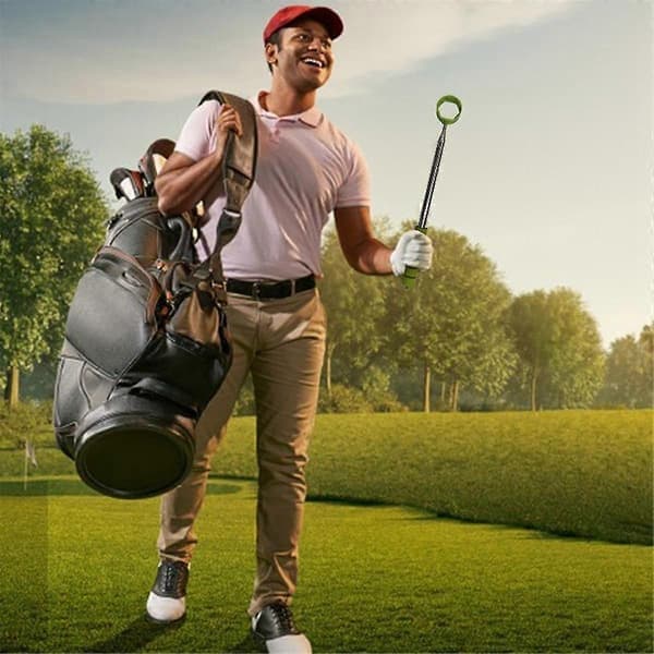 Teleskopisk Golfboldopsamler Golfboldopsamler Rustfrit Stål Boldopsamlingsværktøj Golfgaver