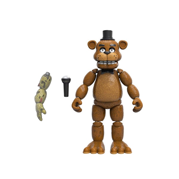 Hjemme Flyttbar Leddet Fem Netter På Freddy Kontor Figur Leke Skrivebord Ornament Gave Brown