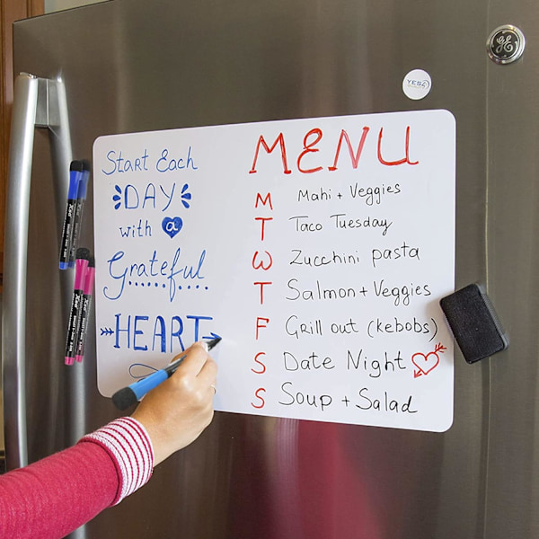 12 magnetiske whiteboard-penne og viskelædersæt, 12 farver fine whiteboard-markører, lav lugt, ikke-giftige fine point-penne