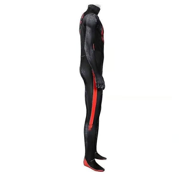 Spiderman Miles Morales Jumpsuit Kostym Cosplay Kostym Bildfärg 190