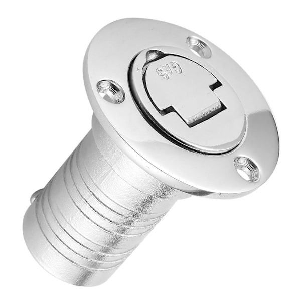 Marine Brændstof Dæksfyldningsstuds 50mm med Nøglefrit Låg 316 Rustfrit Stål Hardware kompatibel med Båd Yacht Campingvogn