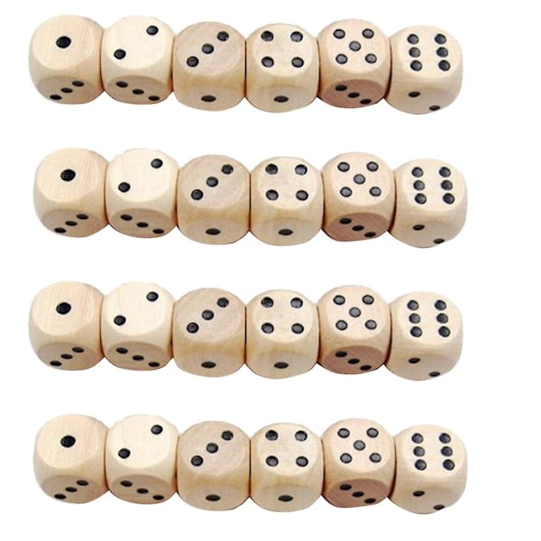 20 stk. rollespils terninger brætspil terninger bordspil terninger flersidede terninger tal terninger