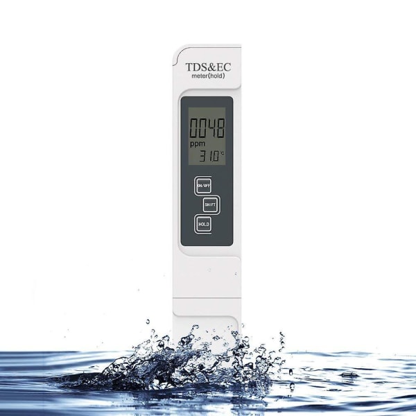 Vandkvalitetstester, nøjagtig og pålidelig,tds-måler, ec-måler og temperatur