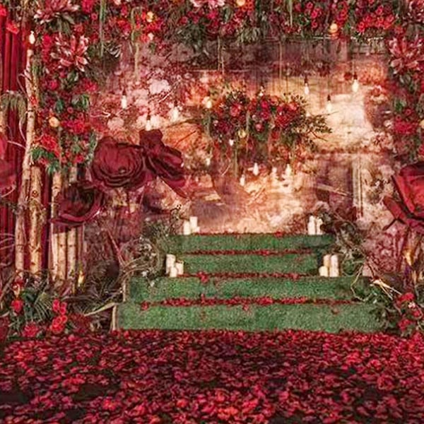 1000 st konstgjorda rosblad för bröllopsdekorationer, romantisk natt, alla hjärtans dag, evenemang Vit Dark red black