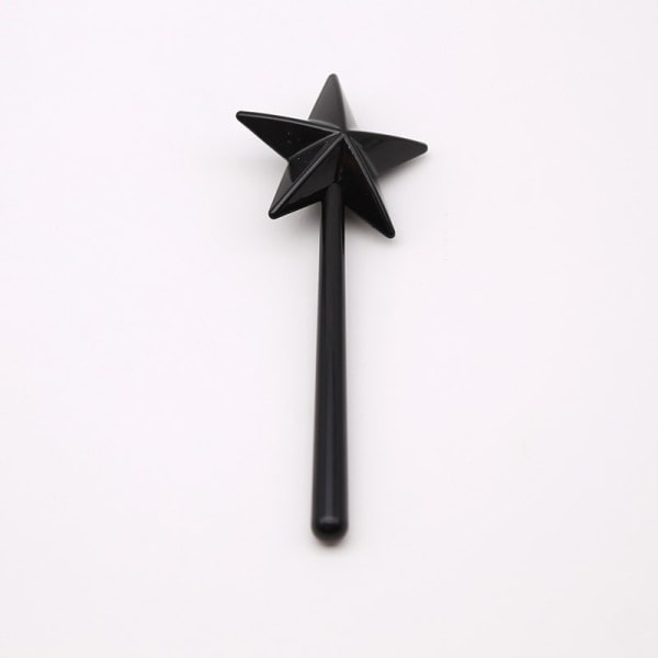 Plast Salt Shakers Star Salt Pepper Magic Krydda - Black single hole