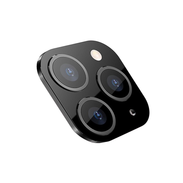 Telefonkamera linsedeksel for telefon X/xs/xs Max falskt kamera for telefon 11 Pro Black