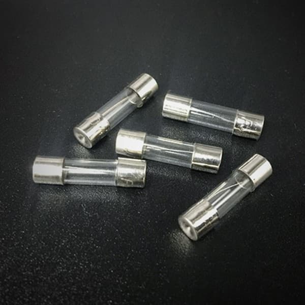 Glasrør 5x20mm Langsomme Glasikringer 100stk/sæt til Elektrisk Sikkerhed