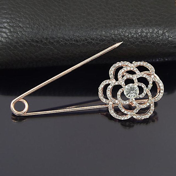 Pärlblomma Cc Broscher För Damkläder Brosch Xin3015501