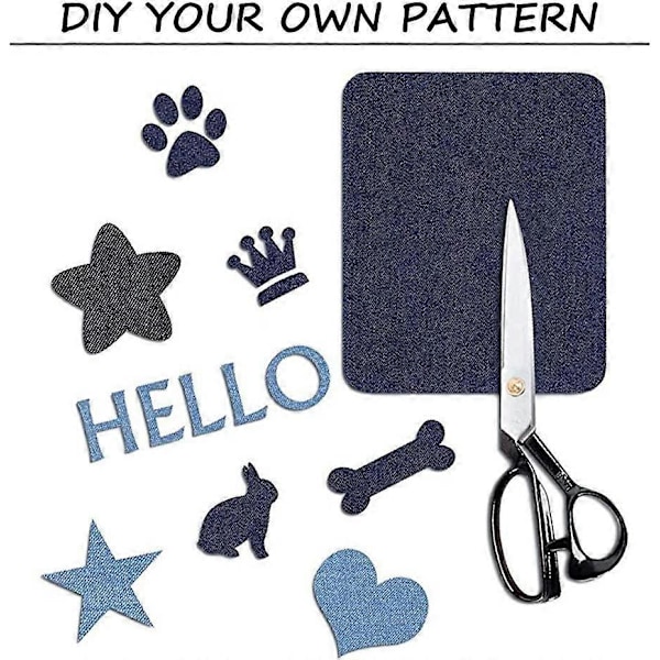 Strykelapper for jeans, barn og voksne
