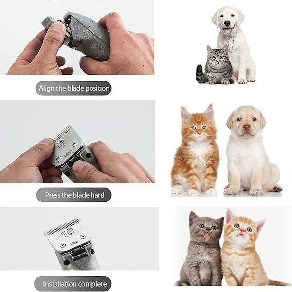 3F 4F 5F 7F 9# 10# 30# 40# 50# Profesjonelt Pet Clipper Blad A5 Blad Passer De Fleste Andis Oster Clippers Pet Clippers Keramisk Blad 3FC-13mm