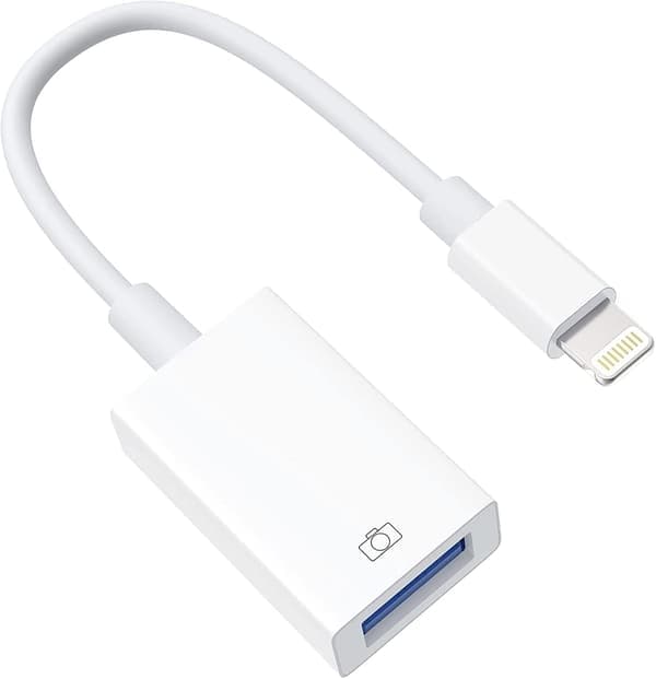 USB-adapter for iPhone USB til OTG Lightning til USB-kabeladapter for Apple iPad Reiseadapter for kamera USB-disk Tastatur Mus USB-minnepinne
