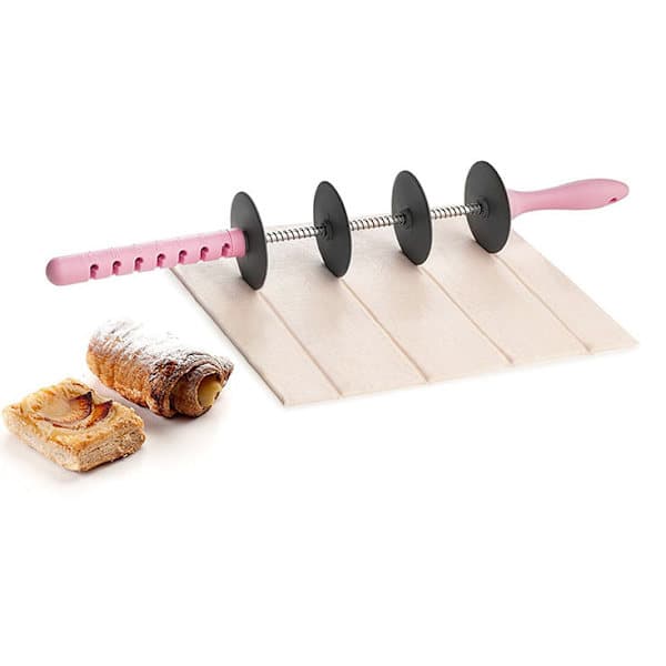 Justerbar kjevle, 7 tykke ringer, Fondantkjevle for