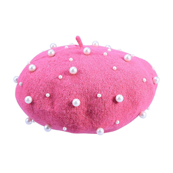 Rosa lue Svart basker Hatter Dame Basker Herre Dame Basker Lue Høst Vinter Kasjmir Basker Basker Lue