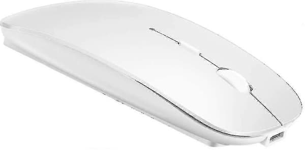 Trådløs Bluetooth-mus for Macbook Pro/Macbook Air/iPad/laptop/iMac/PC white