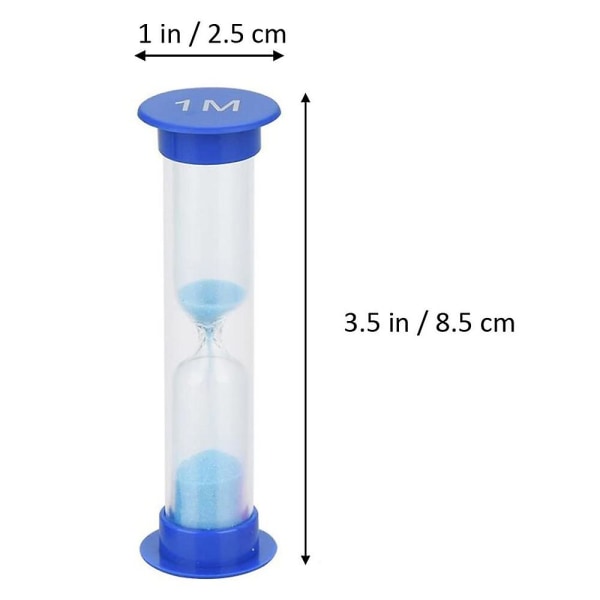 Sand Timer 6 Farger Timeglass Sandglass Timer 30 Sek /1/2/3/5/10 Minutter