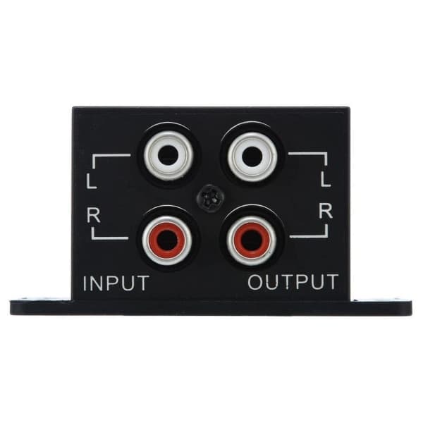Bilstereo Regulator Forsterker Subwoofer Stereo Equalizer Controller 4 RCA svart