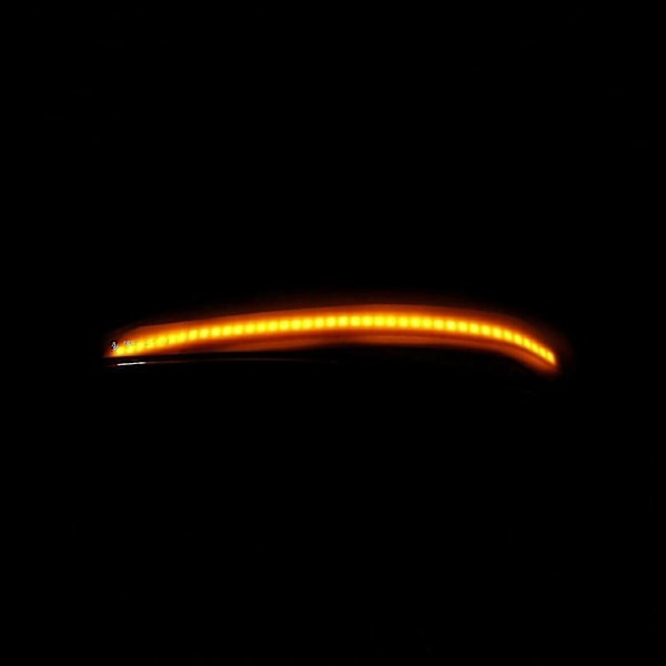 2x Dynamiske sorte sidespejl LED blinklys til Honda Civic Mk8 05-2012