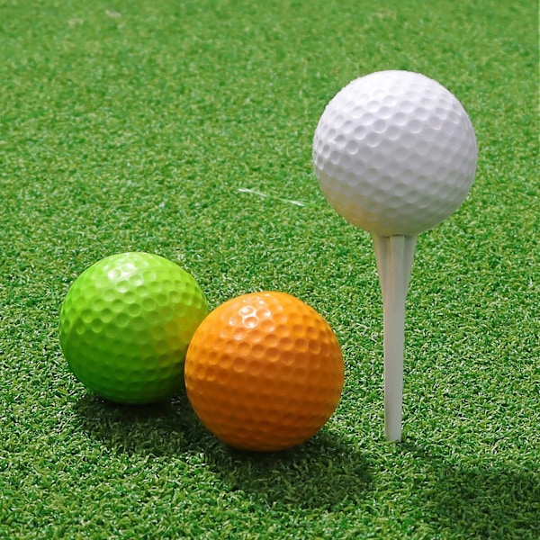 20 st Golfbollar Levande Färger Hög Studs Stark Stabilitet Lätt Långvarig Inomhus Utomhus