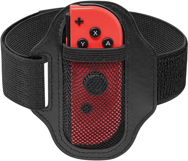 2-pak justerbare benstropper til Nintendo Switch RingFit Adventure – åndbart materiale, behagelig beskyttelse til JoyCon under træning