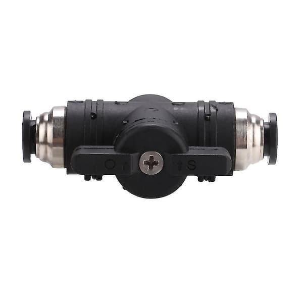 2-vägs akvariumluftflödeskontroll CO2-regulator manuell på/av-strömbrytare för 6 mm rör