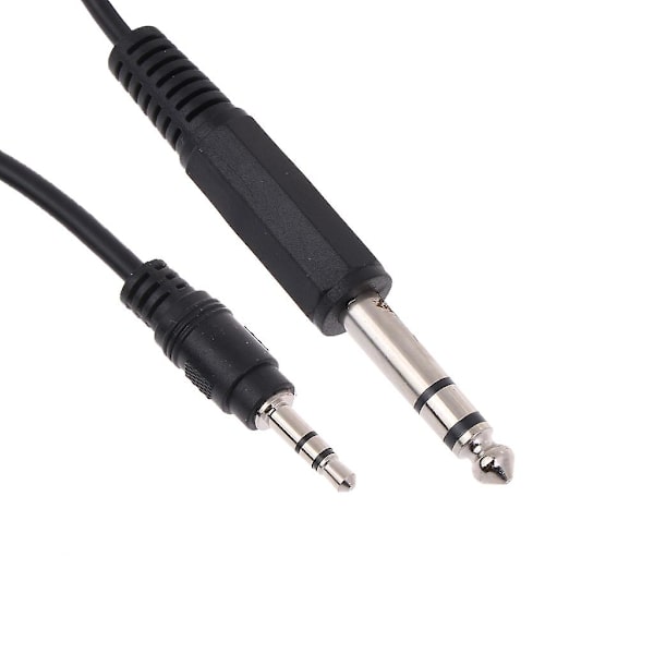 Aux-kabel 1,8 m 1/4\" till 1/8\" anslutningskabel för effektförstärkare equalizer-