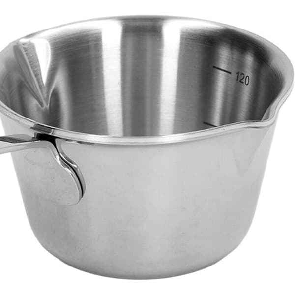 304 rustfrit stål smør- og mælkekedel – 120 ml kapacitet – minigryde