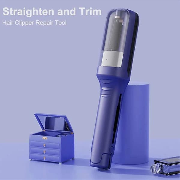 Hår Split End Trimmer Split Ends Remover Tørt Skadet Sprøtt Profesjonell Automatisk Trimming Split Ends for Kvinner Trådløs Hårklipper Maskin