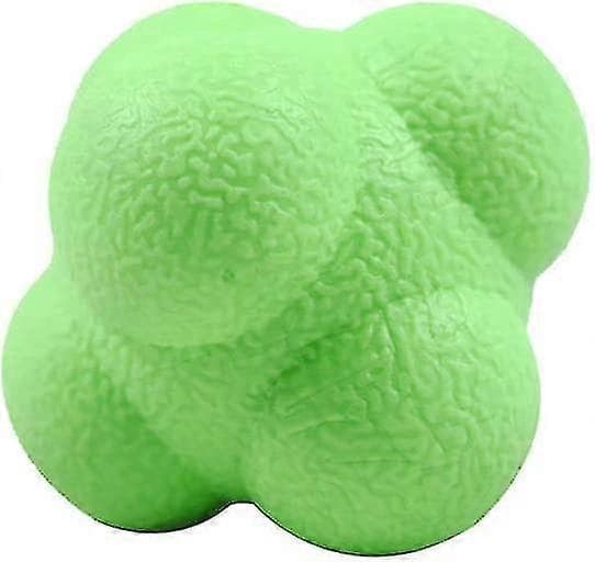 3 st Högdensitets Gummiskum Studsreaktionsboll För Smidighet Reflex Och Koordinationsträning(sa14c-3)
