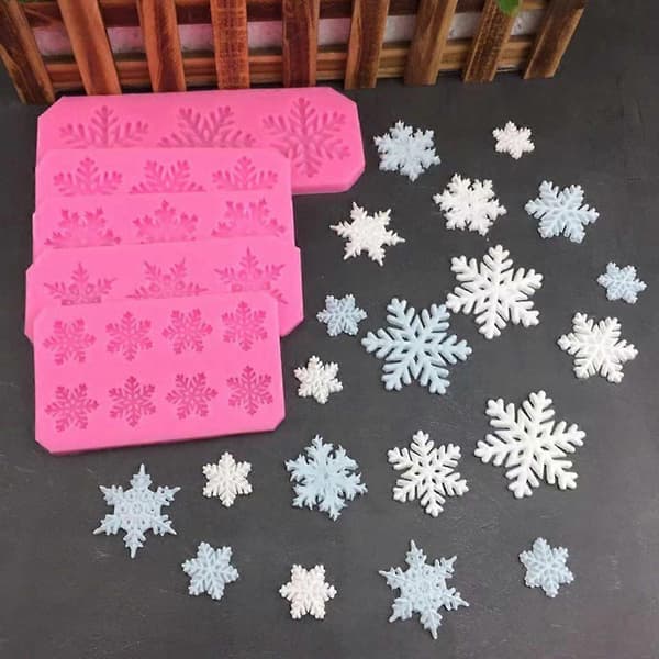 Silikone DIY Fondant Kage Bageforme Perfekte Gaver til Bageentusiaster 5 Stilarter 1