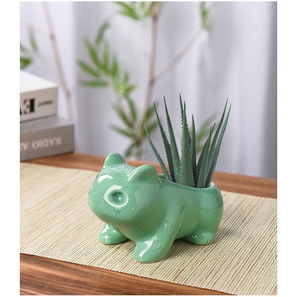 DIY urtepotte søde keramiske kunstpotter Hjem dekorativ keramisk kunst