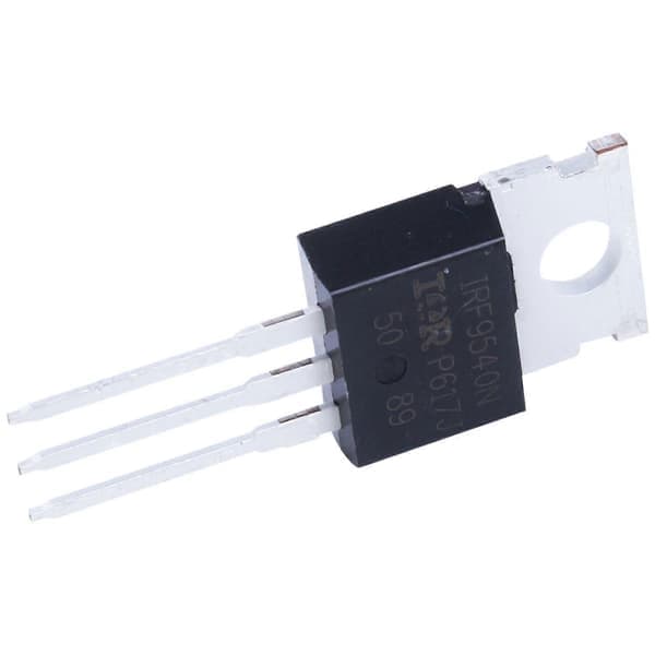10 x IRF9540 P-kanals effekt-MOSFET 23A 100V TO-220 \"IR\"