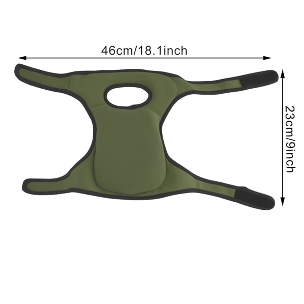 1 Pari Polvisuojat Pehmeät Vaahtomuoviset Polvisuojat Puutarhan Polvisuojat Suojakuori Kaksinkertaisilla Hihoilla Puutarhan Siivoustyöhön Hankaamiseen (Vihreä)
