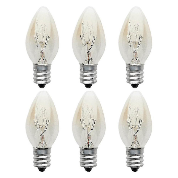 10 stk. E12 pære 220v-240v 10w C7 pære varm hvid glødetråd lys glødepære/wolfram pære stearinlys lys