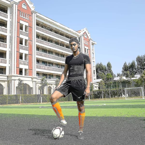 Fotboll Benskydd, skyddande benskydd Orange X Large