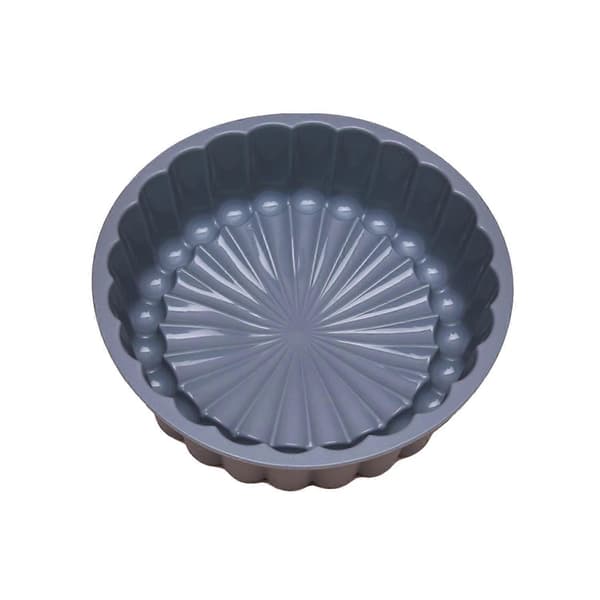 Silikonform til kake, silikonform for baking av rund kakeform, non-stick og hurtigutløsende bakeform