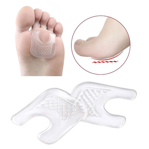 2 stk. Mellemfodspuder Gel Pude Ball Of Foot Puder Fod