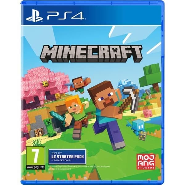 Minecraft Starter Refresh Edition - PS4-peli, valkoinen