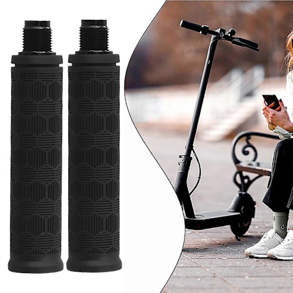 2 st Halksäkra Gummistyrgrepp för HX X7 X8 X9 Elsparkcykel js