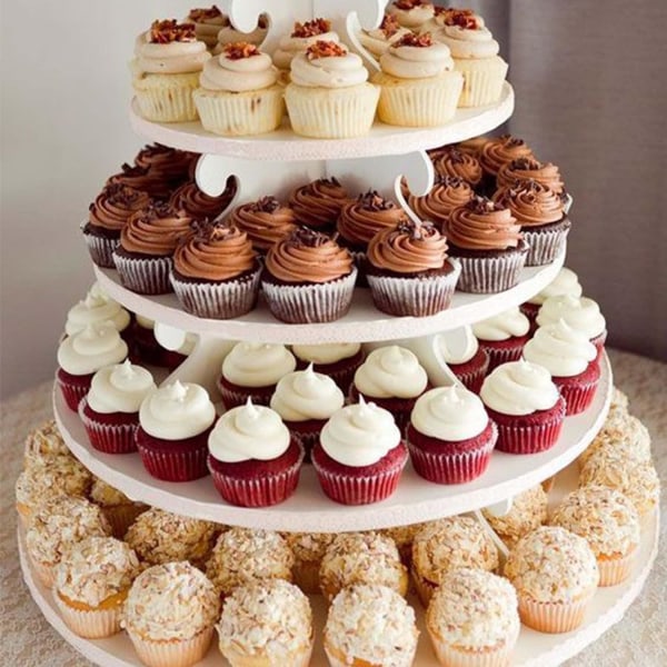 100 stk hvid kop kage papir engangs lille muffin cupcake wrapper papir etuier til dekorationer, fødselsdagsfest, ferie bryllup