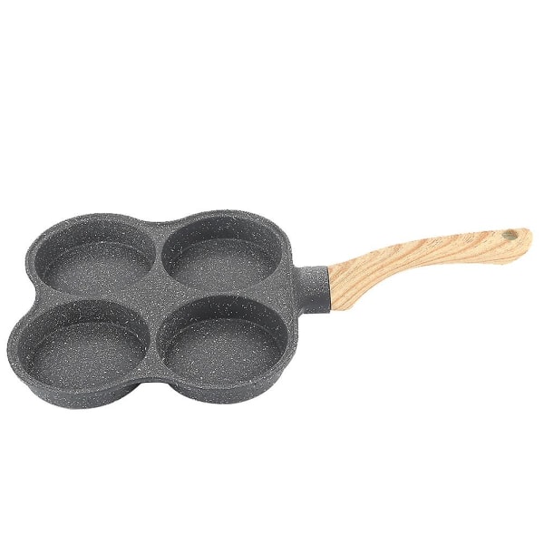 4-håls omelettpanna non-stick stekpannor frukost pannkakskokare för induktionsspis Gasspis