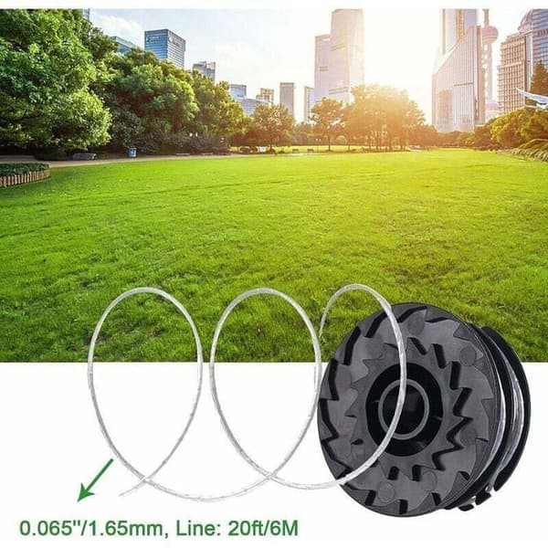 Buskrabberlinjespoler - LUSKYKA® - Pakke med 10 spoler - Dobbelt linje - 6 m længde - 1,6 mm diameter