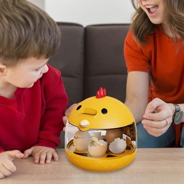 Smart automatisk egginkubator – Temperaturkontrollert med bærbar egglyser – Ideell for ender og fjærfe.