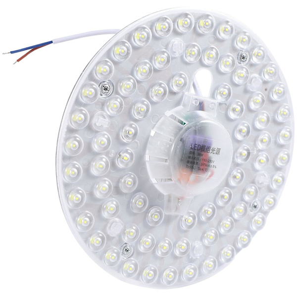 Led-taklyspanelmodul Lyskilde 36w Rundt Høy Lysstyrke Belysning Innendørs Taklampe Kald